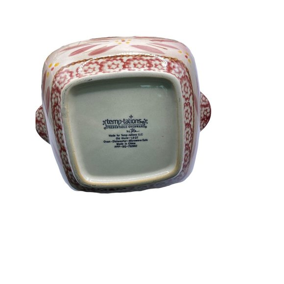 Temptations Dining Temptations By Tara 3 Pc Old World Cranberry